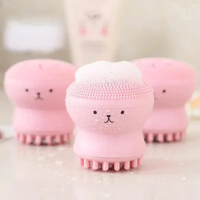 Octopus Silicone Facial Brush For Gentle Deep Pore Cleansing