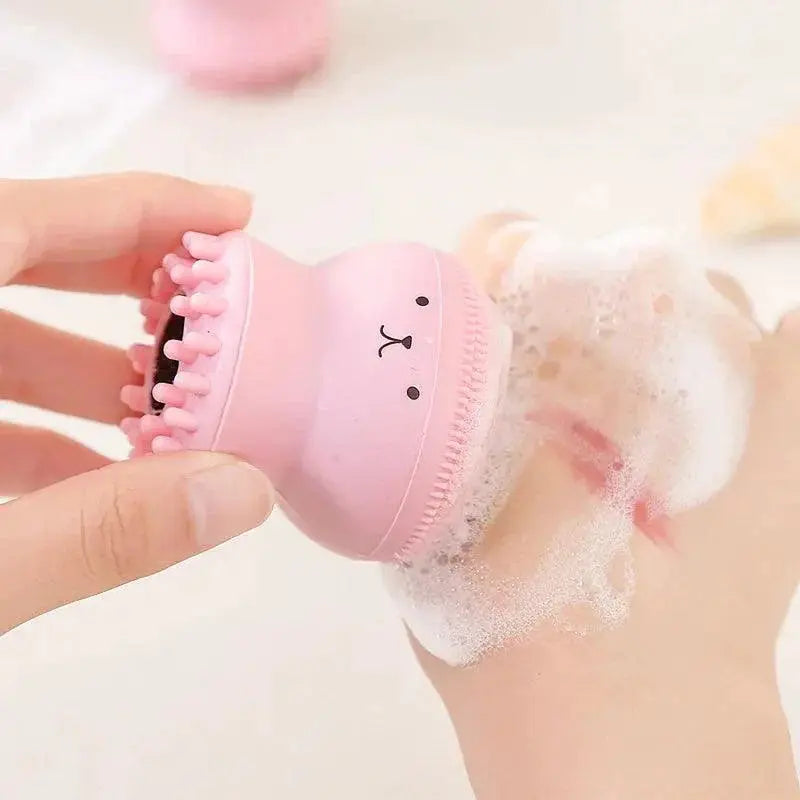 Octopus Silicone Facial Brush For Gentle Deep Pore Cleansing