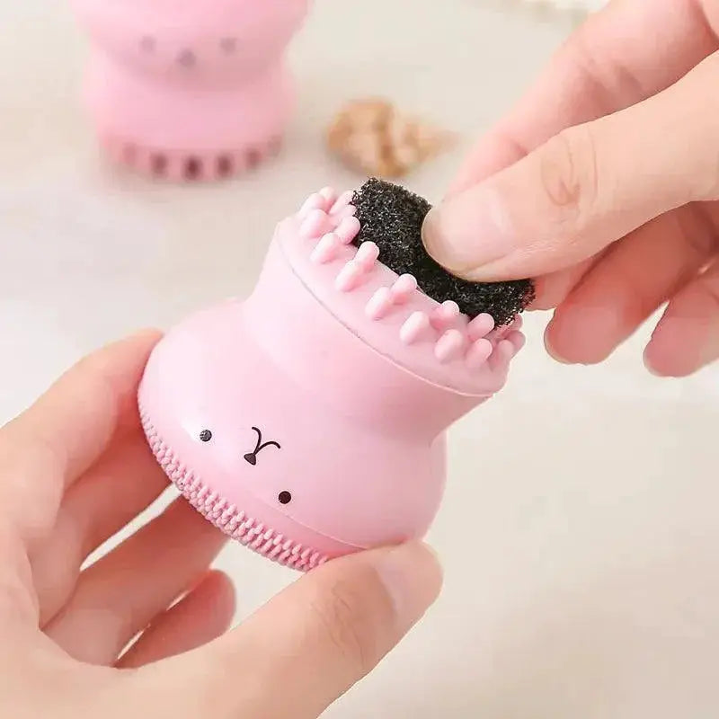 Octopus Silicone Facial Brush For Gentle Deep Pore Cleansing