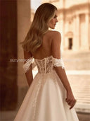 Supportive Bridal Gown With Built-In Bra