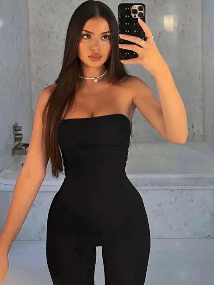 Off Shoulder Collar Top Sleek High Waist Chic Style