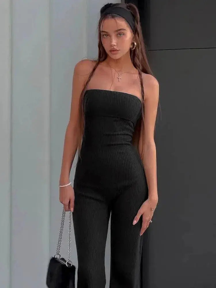 Off Shoulder Collar Top Sleek High Waist Chic Style