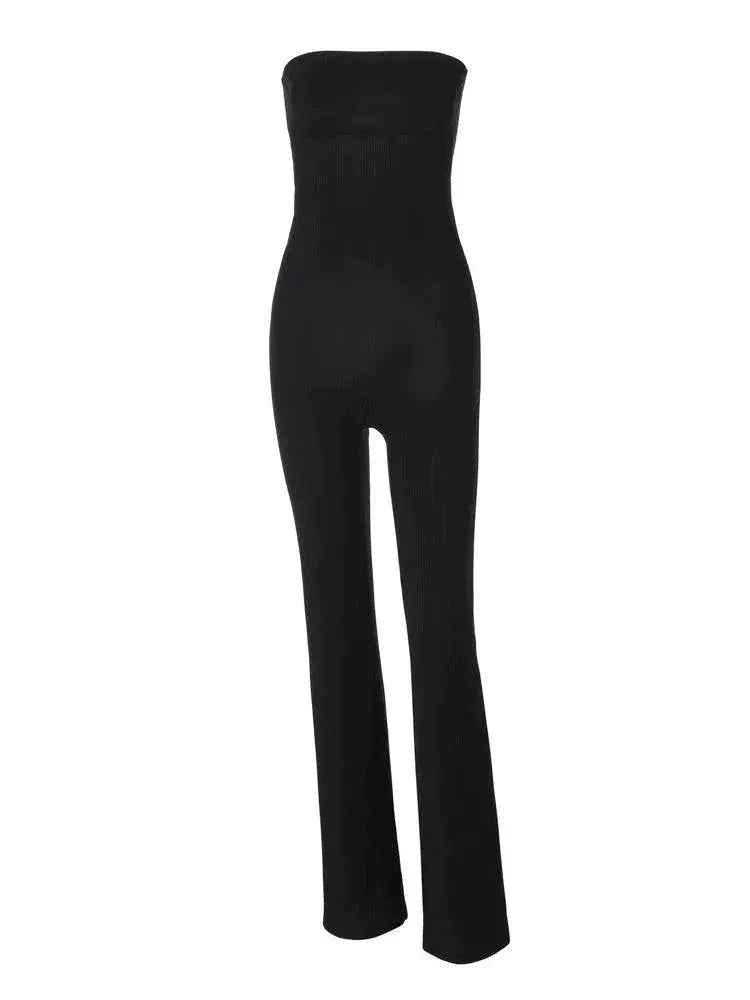 Off Shoulder Collar Top Sleek High Waist Chic Style