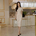 Flattering Off Shoulder Dress For Women