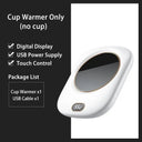 Office USB Mug Warmer Keeps Drinks Warm