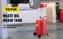 VEVOR 20 Gallon Waste Oil Drain Tank Air Operated Drainer