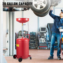 VEVOR 20 Gallon Waste Oil Drain Tank Air Operated Drainer