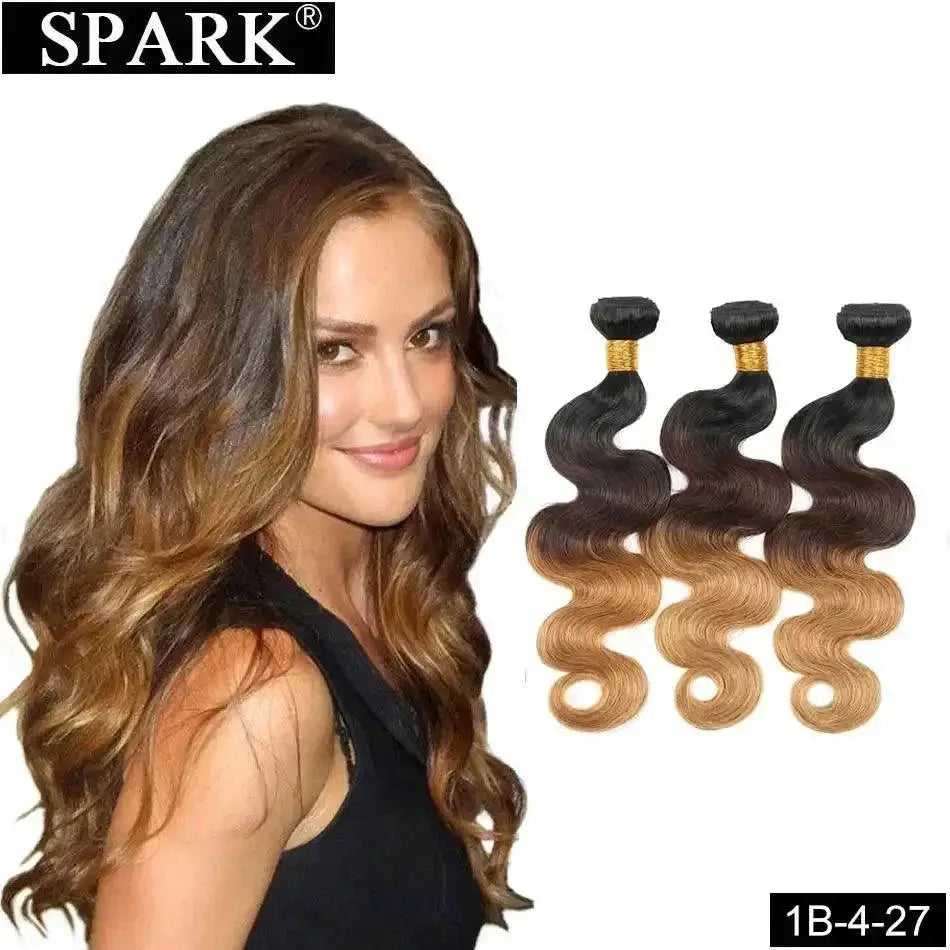 Ombre Body Wave Hair Premium Remy Extensions Luxury Style