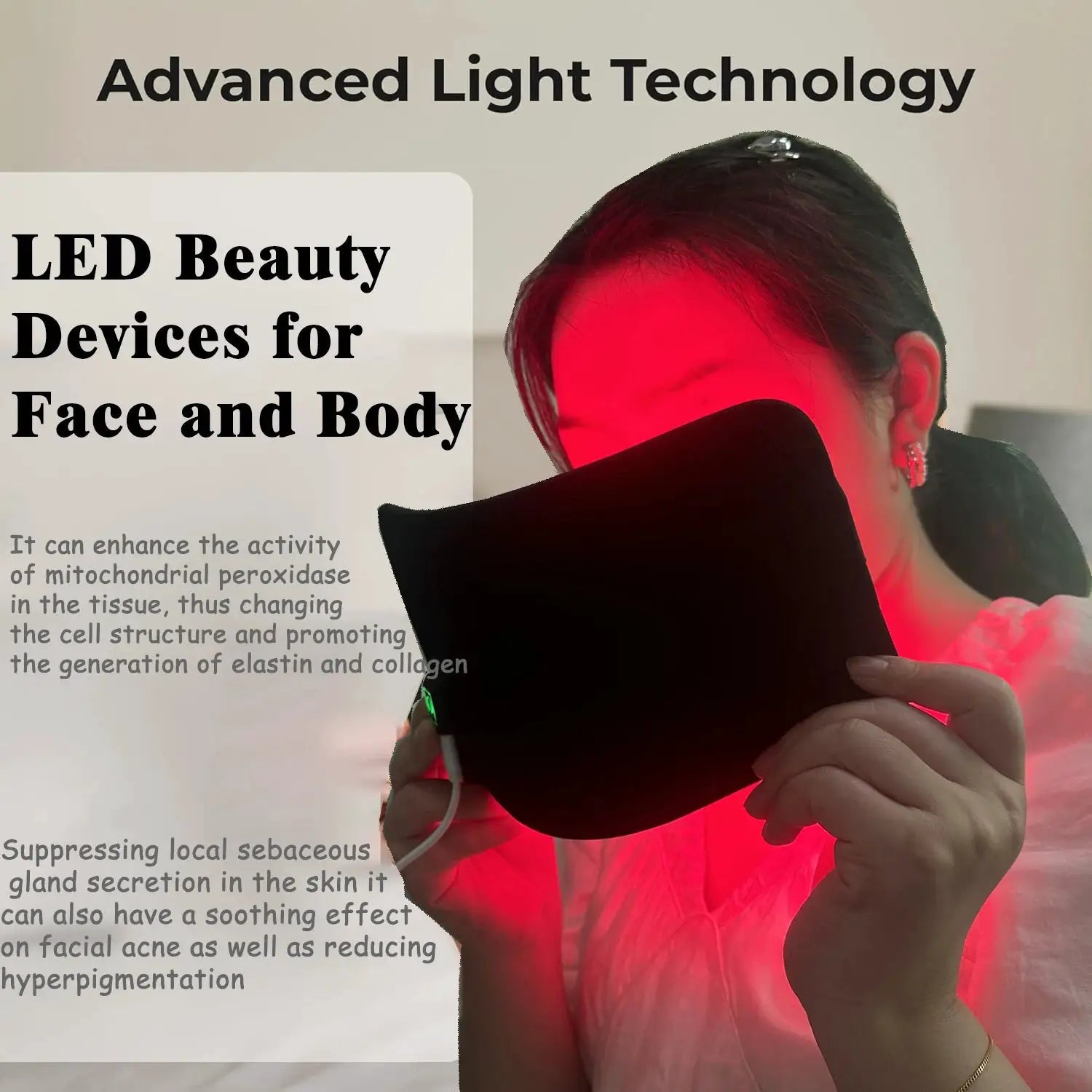 On-The-Go Relief Red Light Therapy Pad