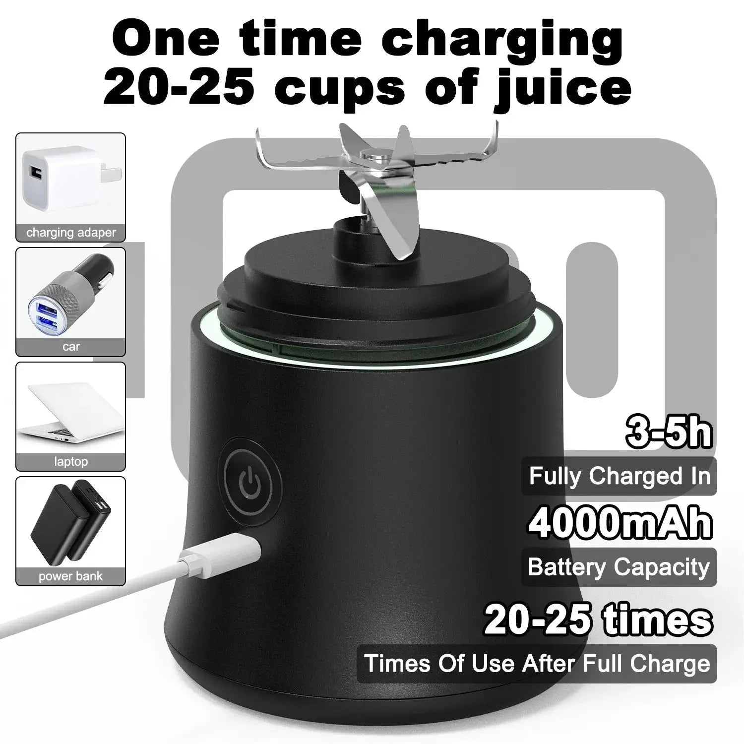 On-The-Go Usb Blender for Smoothies