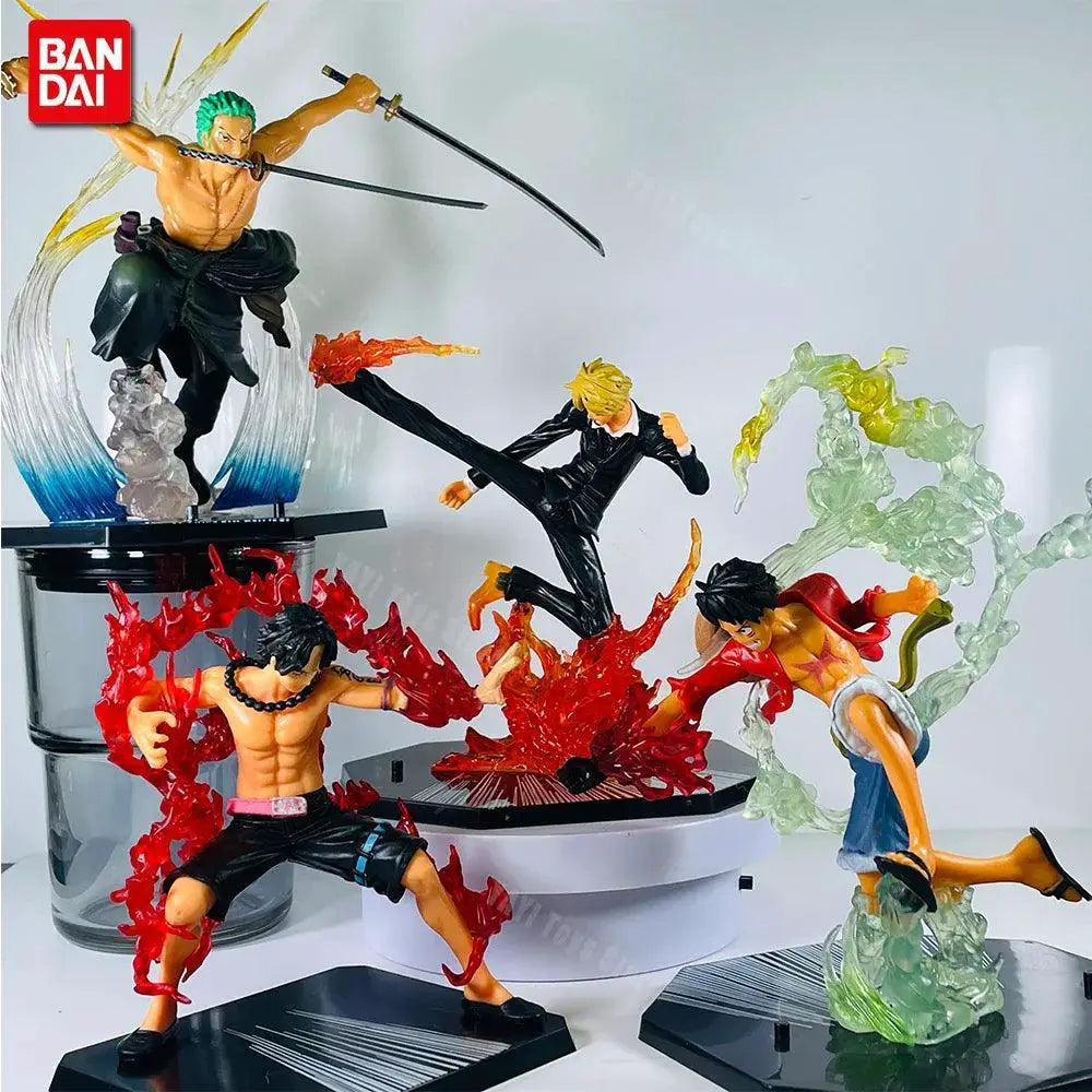 One Piece Figure Collection Luffy Ace Sanji Zoro Toys