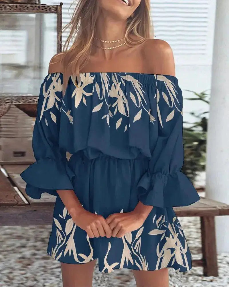 One Shoulder Printed Dress Make A Statement In Style