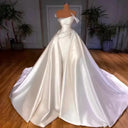 3 In 1 Satin Mermaid Dress For Brides