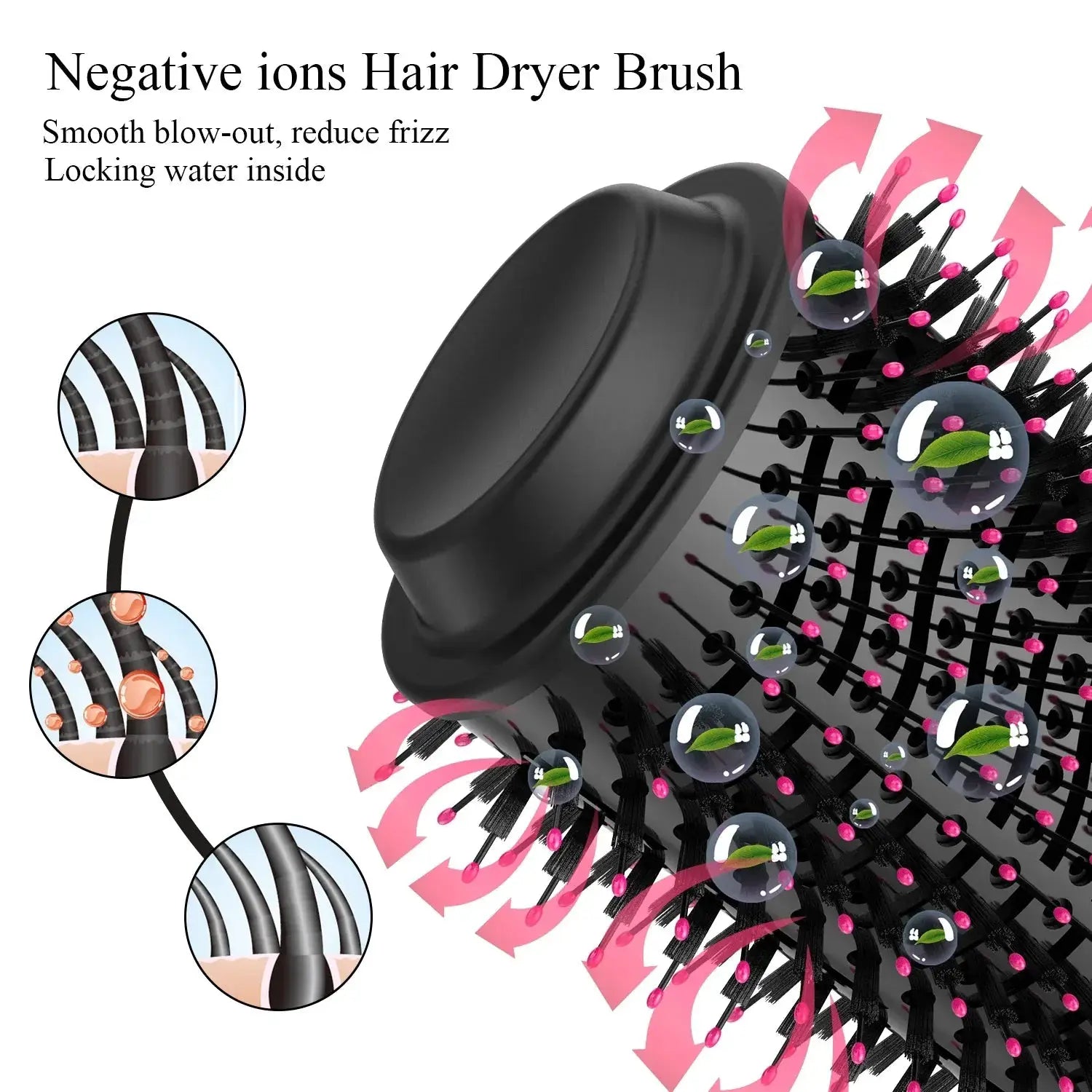 One Step Volumizer Hair Dryer And Hot Air Brush 4 In 1