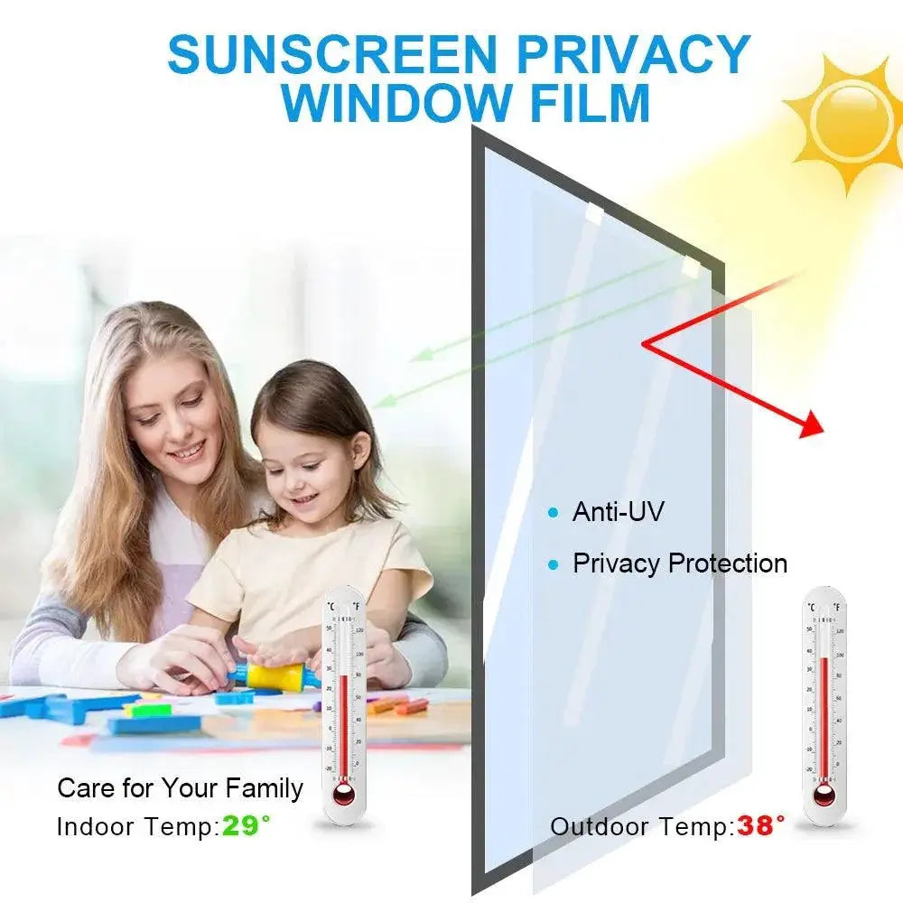 One Way Mirror Reflective Solar Film Privacy Window Tint
