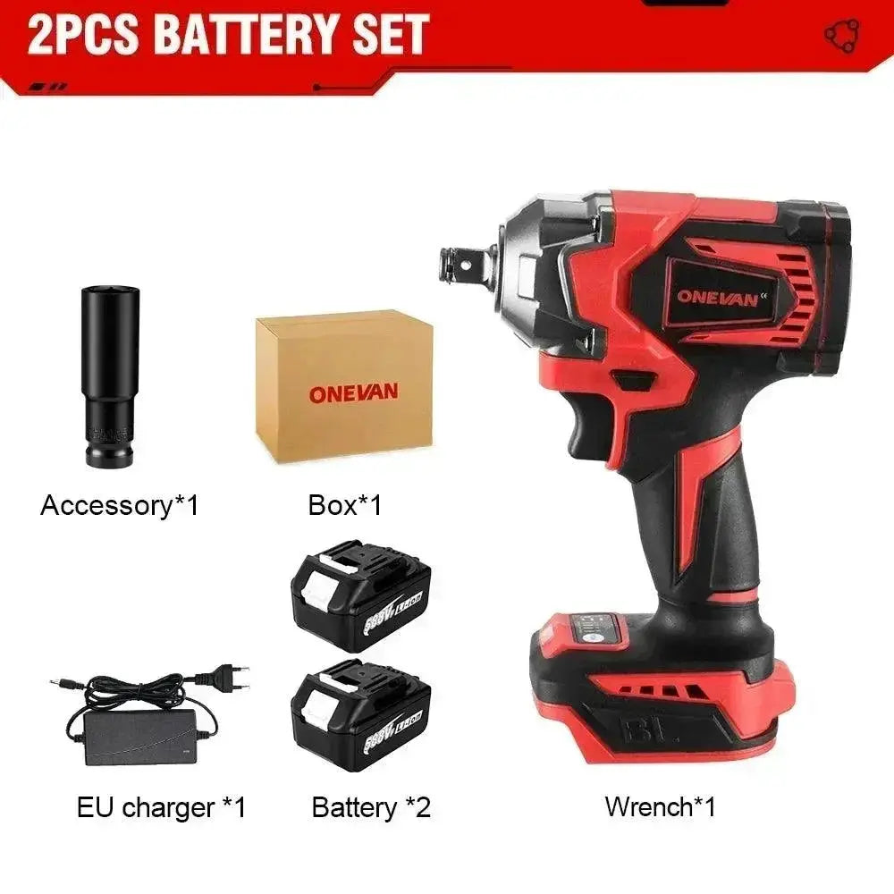 Onevan 1200 Nm Brushless Electric Impact Wrench Professional