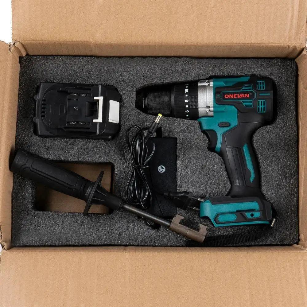 Onevan 13mm Brushless Cordless Impact Drill 650Nm Torque