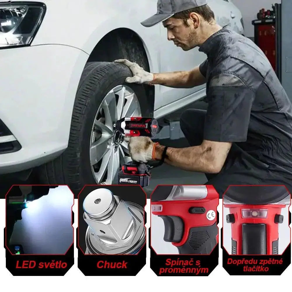 Onevan 588VF Torque Brushless Impact Wrench Half Inch