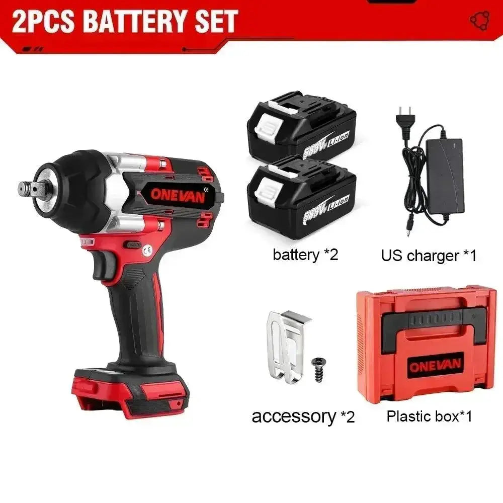 Onevan 588VF Torque Brushless Impact Wrench Half Inch