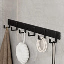 ONROSY Space Aluminum Black Hook Elegant Robe Organizer