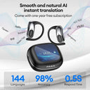 OpenAirUltra AI Translator Earbuds for Office Real Time