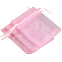 Organza Gift Bags Drawstring Pouches for Jewelry in 24 Colors 50 or 100 Pack Kit