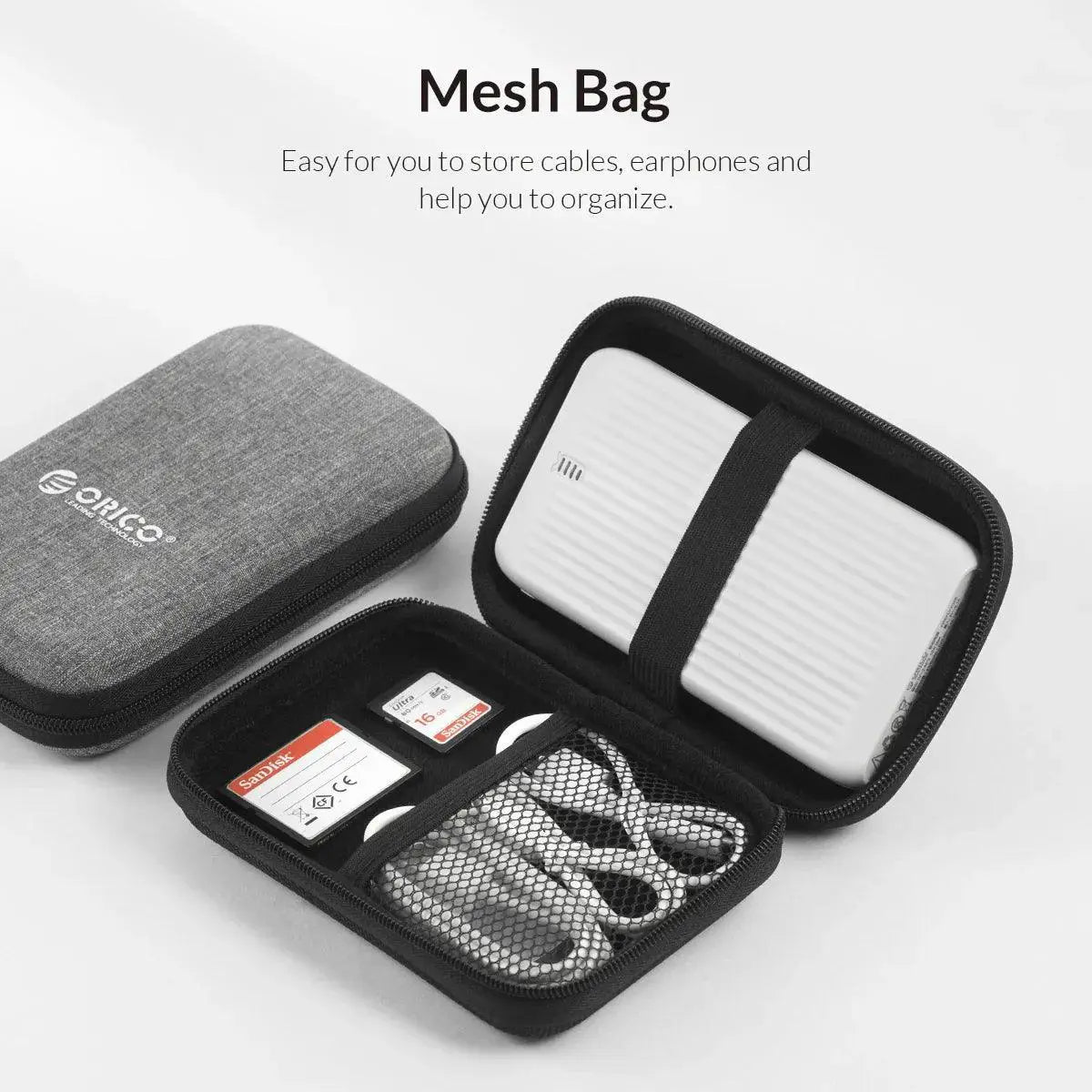 ORICO 2.5 Inch HDD Storage Bag Dual Protection Case