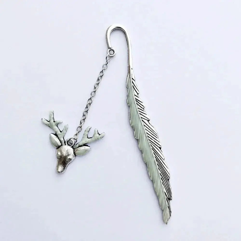 Original Animal Metal Bookmark Set Dragons Owls Butterflies