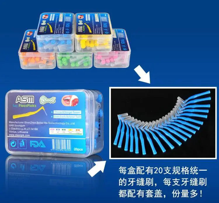 Orthodontic Teeth Whitening Brushes for Braces Kit