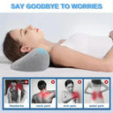 Orthopedic Memory Foam Neck Pillow for Pain Relief Support