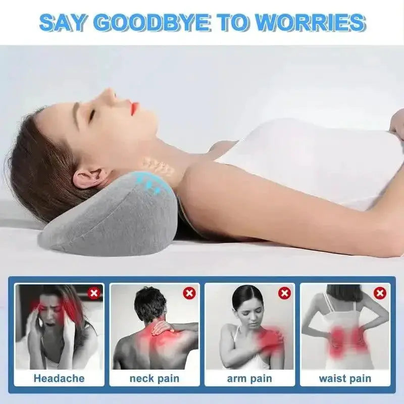 Orthopedic Memory Foam Neck Pillow for Pain Relief