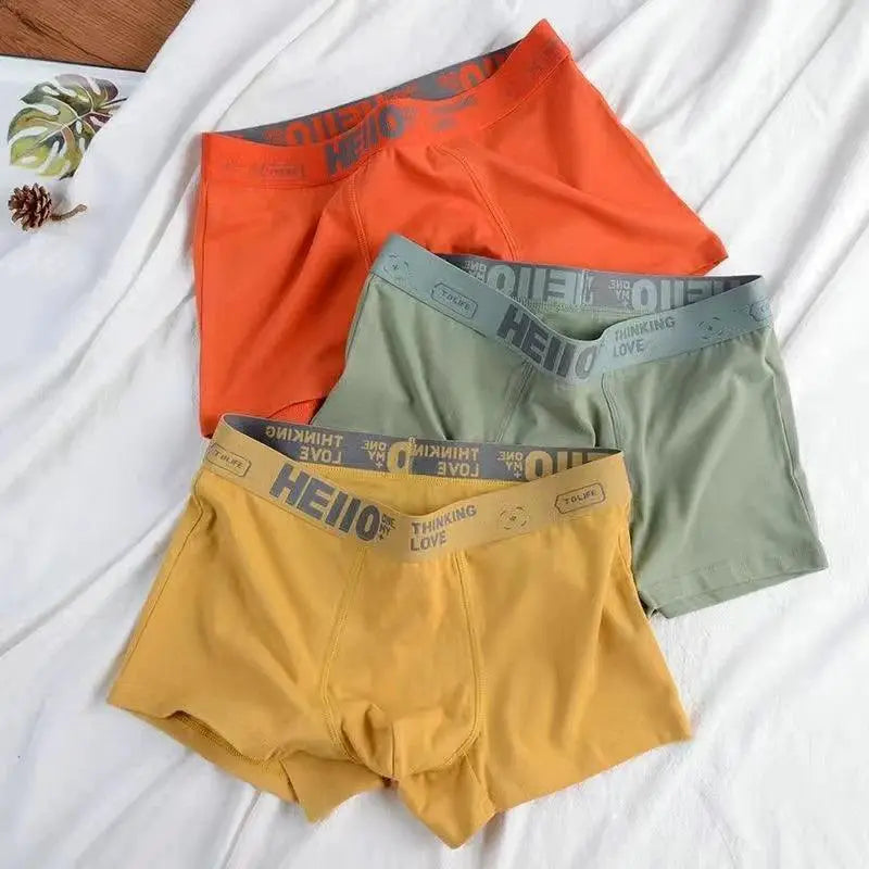 Cotton Boxer Briefs Comfortable U Convex Plus Size Underwear