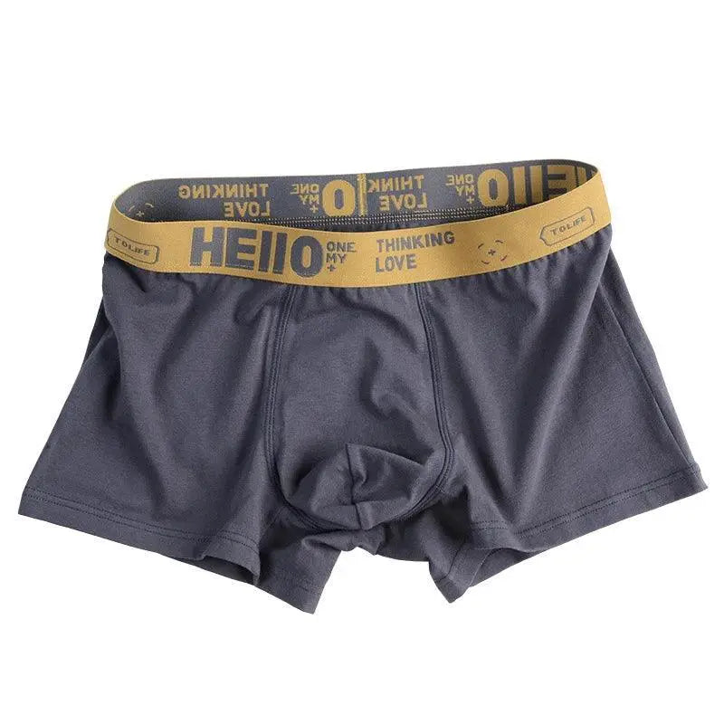 Cotton Boxer Briefs Comfortable U Convex Plus Size Underwear