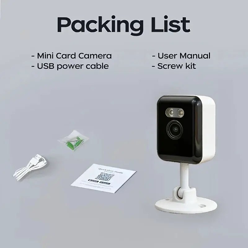 OurLum 4 Pack 1080p WiFi Security Cameras with Motion Tracking and Two Way Audio