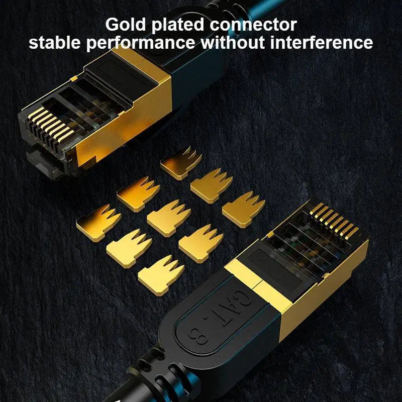 Cat8 Ethernet Cable For Fast Gaming Speed And Stability