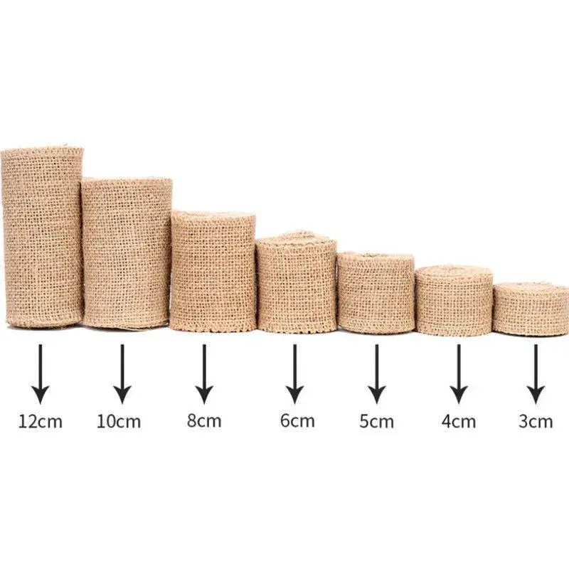 Rustic Jute Ribbon for Elegant Crafts and Wedding Decor
