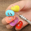 Silicone Thimble Set Finger Protection Kit For DIY Sewing