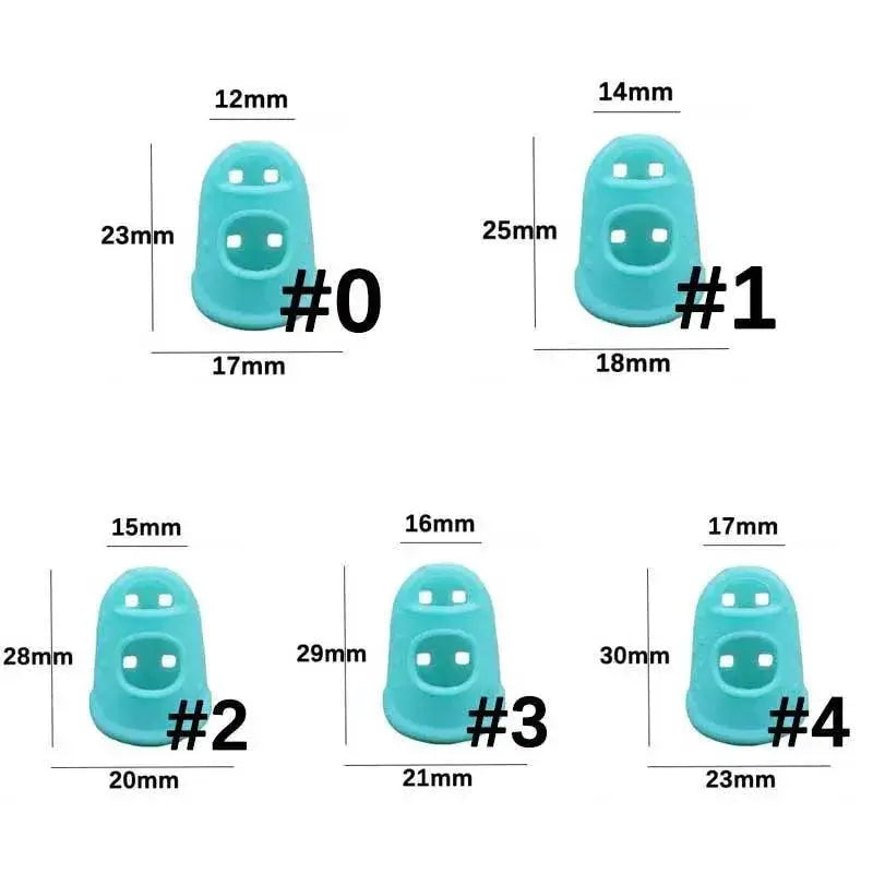 Silicone Thimble Set Finger Protection Kit For DIY Sewing