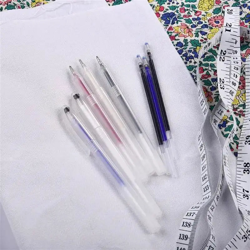 Heat erasable fabric pens and refill set for sewing, craft, and DIY projects at OurLum.com.