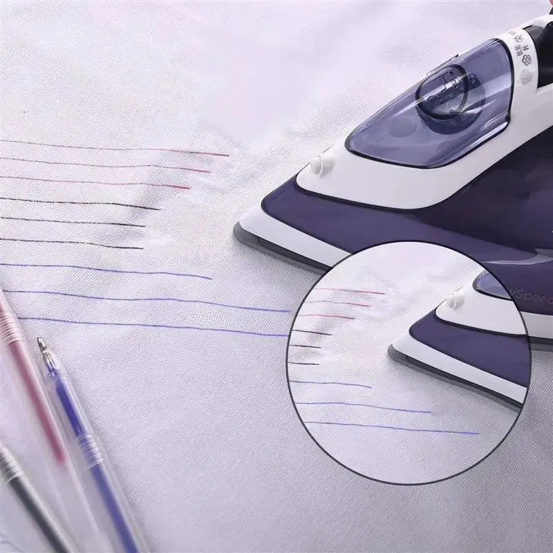 Heat erasable fabric pen lines disappearing with iron, sewing accessory at OurLum.com