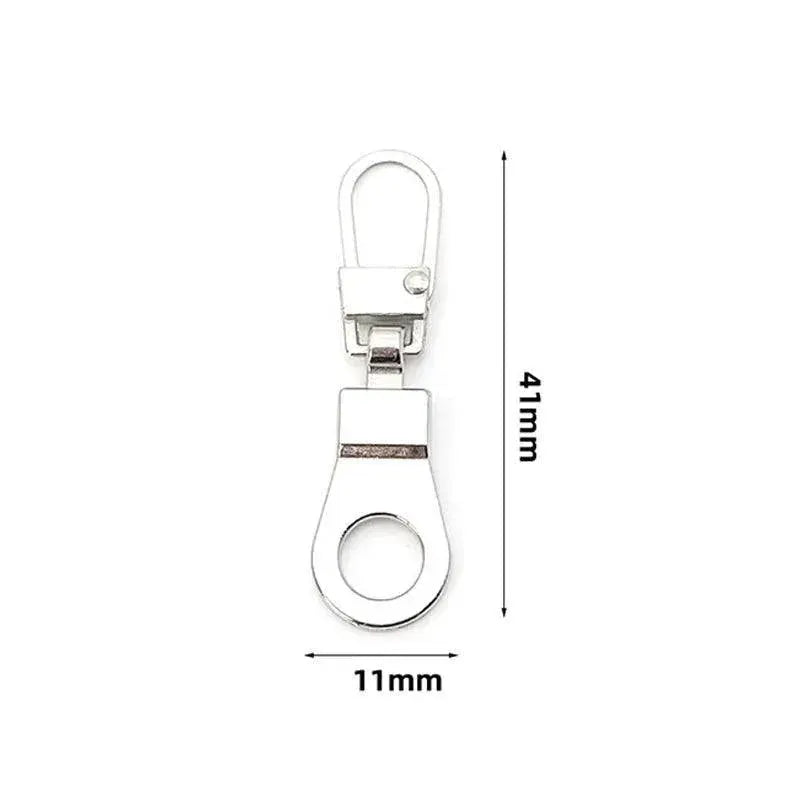 Metal Zipper Slider Replacement Kit For Bags And Apparel