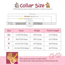 Rhinestone Flower Collar for Dogs Glam