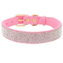 Luxury Rhinestone Flower Pet Collar Shimmering Glam Style