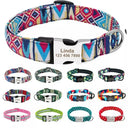 Engraved Nylon Dog Collar for Safe ID