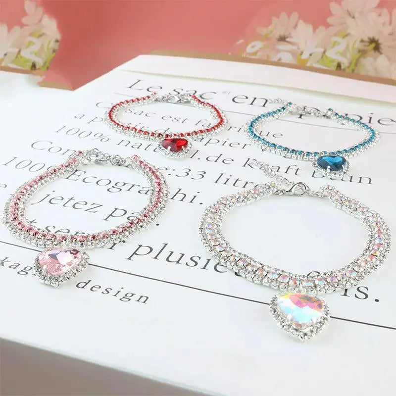 Luxury Gemstone Pet Collar Kit For Stylish DIY Necklaces