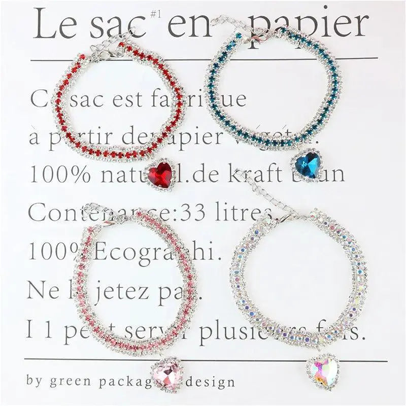 Luxury Gemstone Pet Collar Kit For Stylish DIY Necklaces