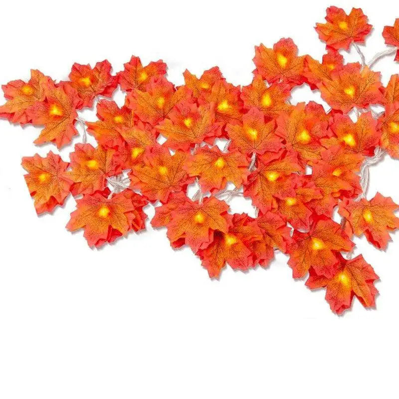 Enchanting Maple Leaf LED String Lights For Cozy Decor