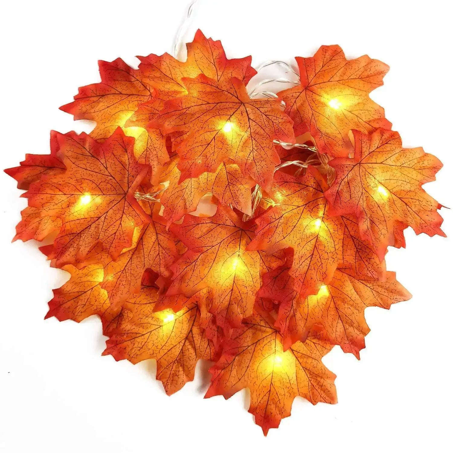 Enchanting Maple Leaf LED String Lights For Cozy Decor