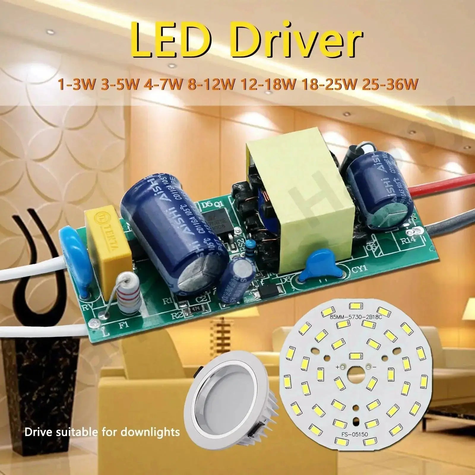 DIY LED Light Driver Board for Energy Saving Illumination