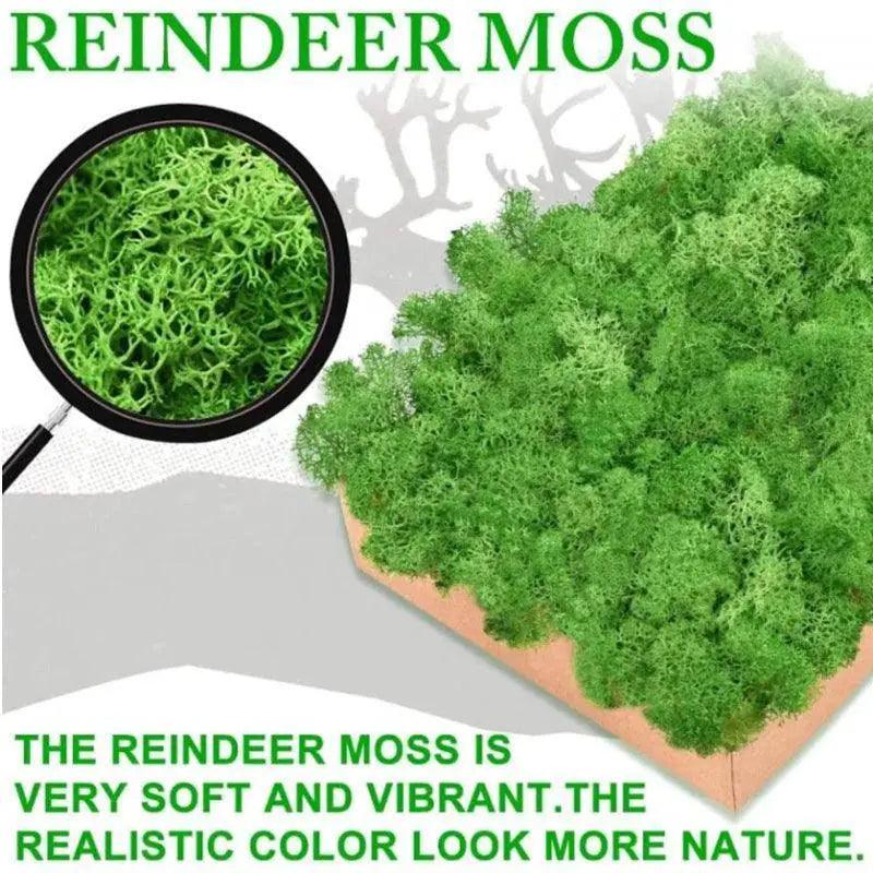Realistic Artificial Green Moss for Indoor Outdoor Crafts